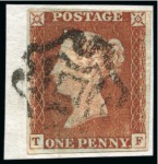 Stamp of Great Britain » 1841 1d Red 1841 1d Red TF, large balanced margins all round, neatly tied to small piece by a distinctive Maltese cross of Norwich