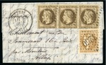 Stamp of France » Guerre de 1870-1871 5 janvier 1871, Lettre avec mention manuscrite "Par