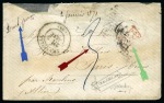 Stamp of France » Guerre de 1870-1871 2 janvier 1871, Enveloppe avec mention manuscrite "Par