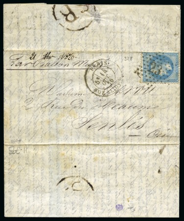 Stamp of France » Guerre de 1870-1871 1870-1871, Restant de collection comprenant pas moins