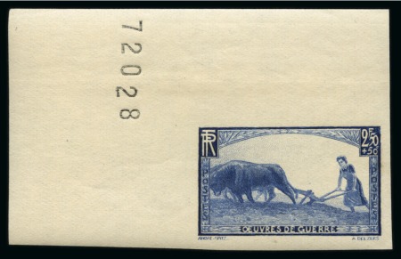 Stamp of France » Collections 1940-1969, Collection de timbres non dentelés ** majoritairement