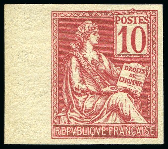 Stamp of France » Émissions à partir de 1900 1900-01, Y&T n°116a, 10 centimes rouge Type Mouchon,