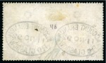 Stamp of Great Britain » 1855-1900 Surface Printed » 1867-83 High Values 1867-83 £5 Orange pl.1 BF neatly cancelled by two crisp "ACCOUNT BRANCH / P.O GLASGOW" oval ds