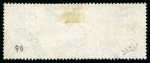 Stamp of Great Britain » 1855-1900 Surface Printed » 1883-84 & 1888 High Values 1888 Wmk Orbs £1 brown-lilac IB with partial "REGISTERED / GRACECHURCH STREET" oval ds 