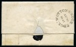 Stamp of Great Britain » 1841 1d Red 1841 (Aug 8) Entire from with 1841 1d red pl.11 GE tied by clear Wotton-under-Edge distinctive Maltese Cross