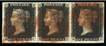 Stamp of Great Britain » Collections Sold by Private Teaty August 20211840-41, Collection written up in two Frank Godden albums with used and covers of 1840-41 1d blacks and reds to pl.11 and 1840-41 2d blues to pl.4