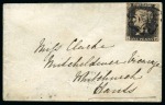Stamp of Great Britain » Collections Sold by Private Teaty August 20211840-41, Collection written up in two Frank Godden albums with used and covers of 1840-41 1d blacks and reds to pl.11 and 1840-41 2d blues to pl.4