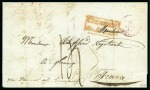 Stamp of Colonies françaises » St. Pierre et Miquelon 1848, Pli expédié de Saint-Pierre pour Fécamp, griffe 