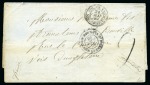 Stamp of Colonies françaises » St. Pierre et Miquelon 1866, LST envoyée de Saint-Pierre pour Granville (Manche)