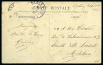 Stamp of Colonies françaises » St. Pierre et Miquelon 1906, Carte postale pour Lorient (Morbihan) avec tarif
