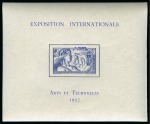 Stamp of Colonies françaises » St. Pierre et Miquelon 1937, Y&T BF1 Exposition Internationale Art et Techniques