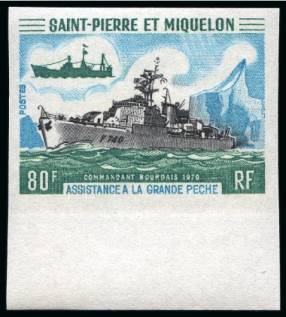 Stamp of Colonies françaises » St. Pierre et Miquelon 1971, Série bateaux pour L'Assistance à la grande