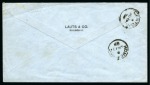 Stamp of China » Foreign Post Offices » German Post Offices 1898 (June 14) Cover from Shanghai to Canton, a very scarce and desirable internal usage through the German Post
