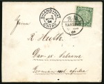 Stamp of China » Chinese Empire (1878-1949) » 1897-1911 Imperial Post 1904 Cover from Nanking to Dar es Salam (German East Africa), bearing 1902-03 10c 