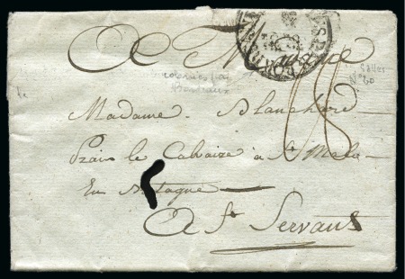 Stamp of Colonies françaises » St. Pierre et Miquelon 1789, Lettre datée du 25 août de Saint-Pierre-et-Miquelon