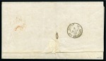 Stamp of Japan » Foreign Post Offices » French Post Office 1865 (Nov 8) Incoming and very early cover from Amsterdam to Yokohama through the French P.O.