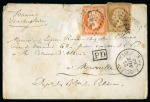 Stamp of France » Empire 1853-1862 1863-1865, Incroyable archive de 26 lettres du Corps