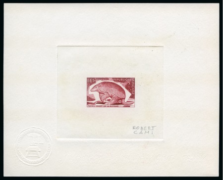 Stamp of France » Émissions à partir de 1900 1974-1987, Lot de 8 épreuves d'artiste sur la thématique