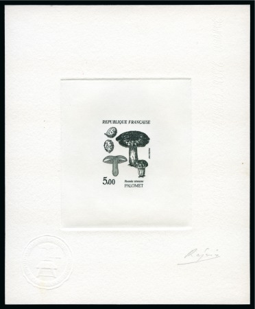 Stamp of France » Émissions à partir de 1900 1987, Étude sur la série Champignons Y&T n°2488/2491