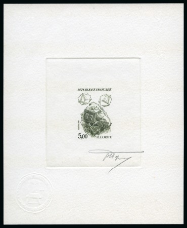 Stamp of France » Émissions à partir de 1900 1986, Étude sur la série Minéraux Y&T n°2429/2432