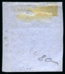 Stamp of Russia » Russia Imperial 1857-58 First Issues Arms 10k brown & blue (St. 1) 1857 10k pl.II, fine to large margins, tied to small piece by dotted circle numeral