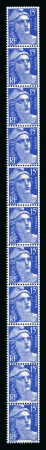 Stamp of France » Roulettes 1951, Type Marianne de Gandon 15 francs outremer en