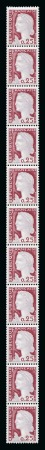Stamp of France » Roulettes 1960, Lot de 2 roulettes verticales de 11 Marianne