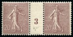Stamp of France » Collections 1900-1927, Superbe collection de millésimes dont Mouchons,