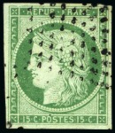 Stamp of France » Collections 1849, Ensemble de Cérès du 10 centimes bistre au