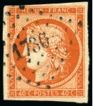 Stamp of France » Collections 1849, Ensemble de Cérès du 10 centimes bistre au