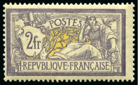 Stamp of France » Collections 1900-1927, Collection du Type Merson complète ** majoritairement