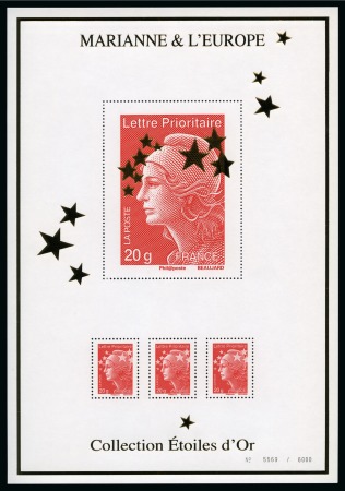 Stamp of France » Émissions à partir de 1900 2012, Coffret blocs Marianne de Beaujard Étoiles d'Or