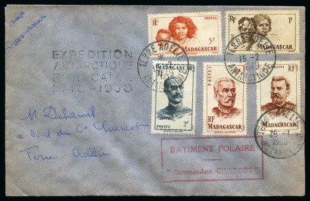 Stamp of Colonies françaises » TAAF 1952, Superbe archive de 6 courriers de l'archive de