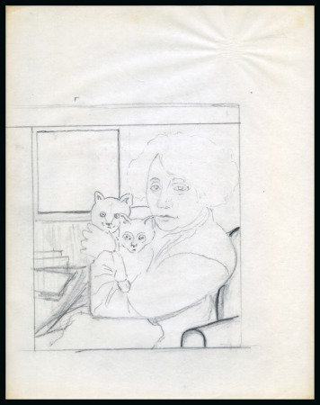 Stamp of France » Émissions à partir de 1900 1973, Belle archive sur le timbre Colette avec épreuves