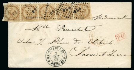 Stamp of Colonies françaises » Nossi-Bé 1868, Émissions générales des Colonies 10c type