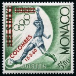Stamp of Colonies françaises » Monaco 1960, Non émis 5 francs Coupe de France de football