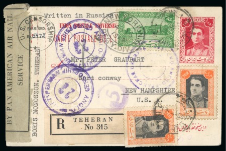 Stamp of Persia » Collections, Lots etc. 1937-45 Specialised accumulation of censored covers,