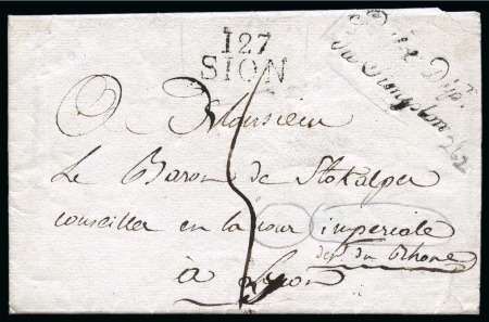 Stamp of France » Collections 1825-1875, Collection d'histoire postale sur feuilles