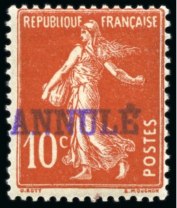 Stamp of France » Collections 1911-1923, Superbe collection de timbres Cours d'instructions