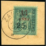 Stamp of Colonies françaises » Zanzibar (Poste française) 1886-1903, Fascinante collection de timbres de Zanzibar
