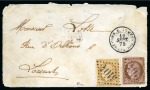 Stamp of France » Emission Cérès 1871-72 1875, Lettre de correspondance d'armée pour Lorient
