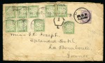Stamp of France » Timbres-Taxe 1901, Lettre à destination de Bourboule (Puy-de-Dôme)