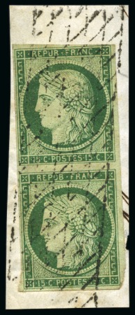 Stamp of France » Collections 1849-1872, Petit ensemble de timbres classiques majoritairement