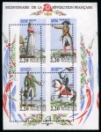 Stamp of France » Blocs et Feuillets 1989-91, Lot de 2 blocs feuillets sur la thématique