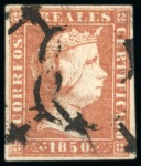 Stamp of Large Lots and Collections 1850-60, Mostly used selection on a stockpage, from 1850 6c black mint 