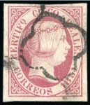 Stamp of Large Lots and Collections 1850-60, Mostly used selection on a stockpage, from 1850 6c black mint 
