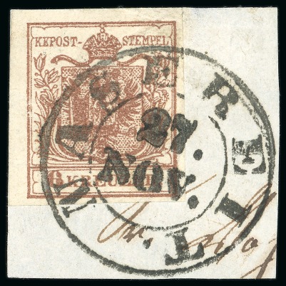 Stamp of Austria » Tyrol (Tirol) Nassereit - Tyrol (Tirol). 1850 3kr, Müller 1843a