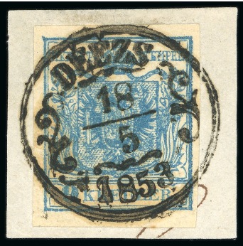 Stamp of Austria » Transylvania (Siebenbürgen) Dees, in modern day Romania - Transilvania (Siebenbürgen). 1850 9kr, Müllerr 491a