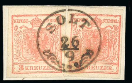 Stamp of Austria » Hungary (Ungarn) Solt - Hungary (Ungarn). 1850 3kr (2), Müller 2661a