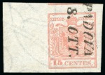 Stamp of Austria » Lombardy Venetia 1850 First-Issue collection comprising over 140 stamps and 16 covers, extraordinarily fine condition